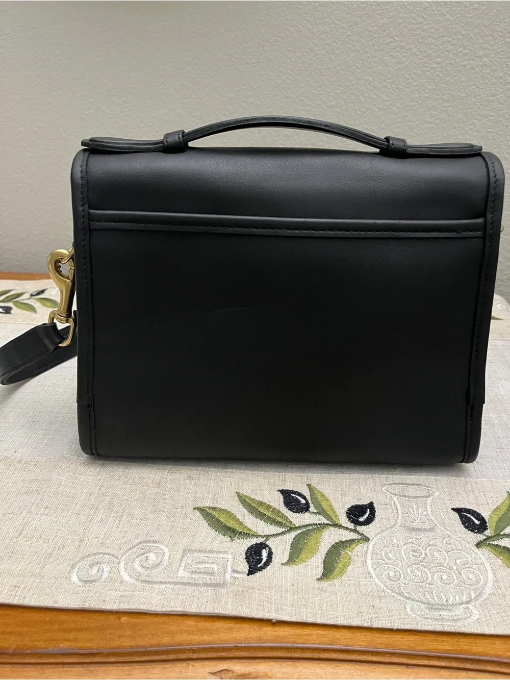 Vintage Coach Court Bag top handle #9870